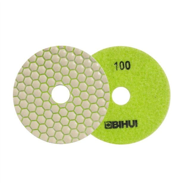 (image for) BIHUI DPP410 Dry Diamond Polishing Pad 100 Grit - 4"