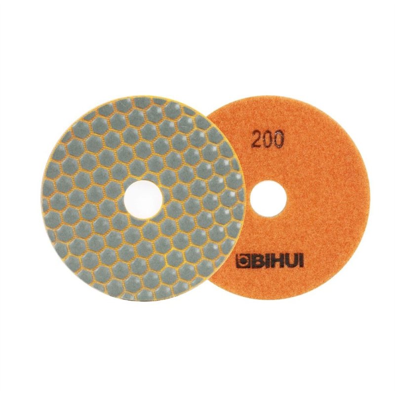BIHUI DPP420 Dry Diamond Polishing Pad 200 Grit - 4\"