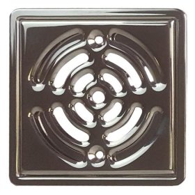 MD Pro Prova Drain Grate - Crome