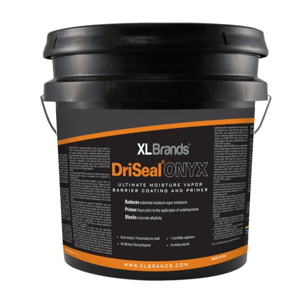 (image for) XL Brands DriSeal Onyx Ultimate Moisture-Vapor-Barrier Coating and Primer - 4 Gal