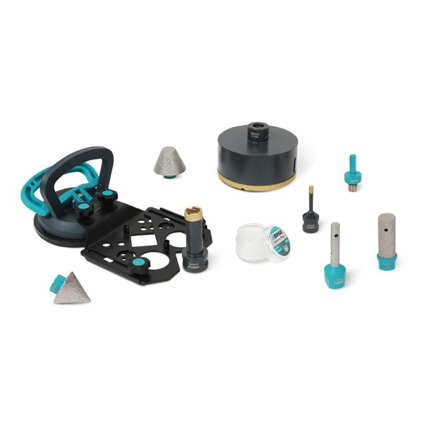 (image for) BIHUI DBDAS10 Diamond Milling Bit Set - 10 Pieces