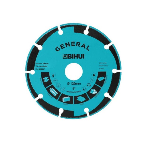 (image for) BIHUI DSBM180 General Purpose Diamond Cutting Blade - 7"
