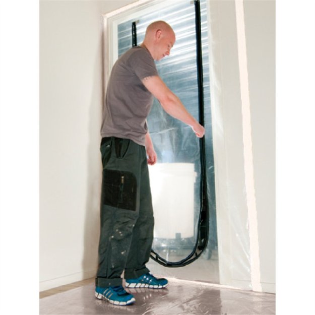 (image for) BIHUI TDZD Plastic Dust Protection Door - Reusable