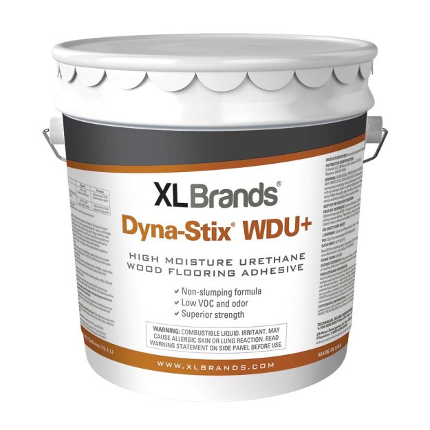 (image for) XL Brands Dyna-Stix WDU+ High Moisture Urethane Wood Flooring Adhesive - 4 Gal