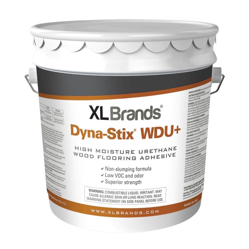 XL Brands Dyna-Stix WDU+ High Moisture Urethane Wood Flooring Adhesive - 4 Gal