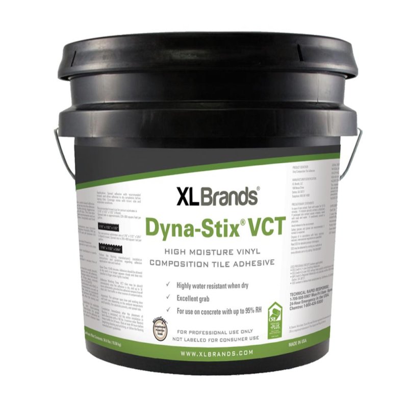XL Brands Dyna-Stix VCT High Moisture Vinyl Composition Tile Adhesive - 4 Gal