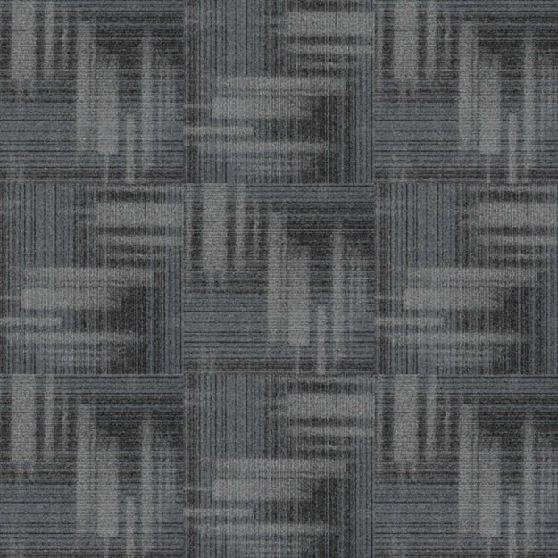 Next Floor Bandwidth 19.7\" x 19.7\" Solution-Dyed Nylon Carpet Tiles - Eclipse NF883010