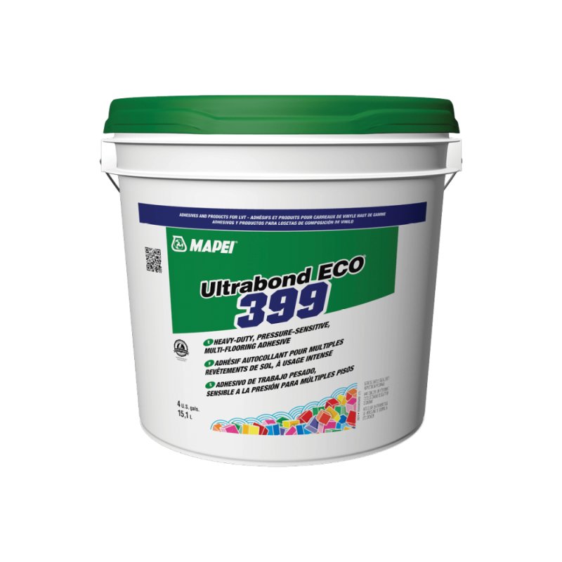 MAPEI Ultrabond Eco 399 Heavy-Duty Pressure-Sensitive Multipurpose Flooring Adhesive - 4 Gal.