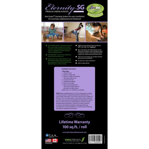 (image for) Vinyl Trends Eternity Premium Underlayment - SG100