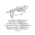 (image for) Amerock Exceed 3-3/4in(96mm) Center-To-Center Pull - Matte Black