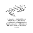 (image for) Amerock Exceed 3-3/4in(96mm) Center-To-Center Pull - Matte Black