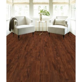Fusion Hybrid 6" x RL" Waterproof Luxury Vinyl Plank - Exotic Mahogany - VV429-00001