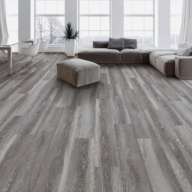 (image for) Next Floor Expanse XL 9" x 60" Luxury Vinyl Plank - Ebony Smoked Oak 527 713