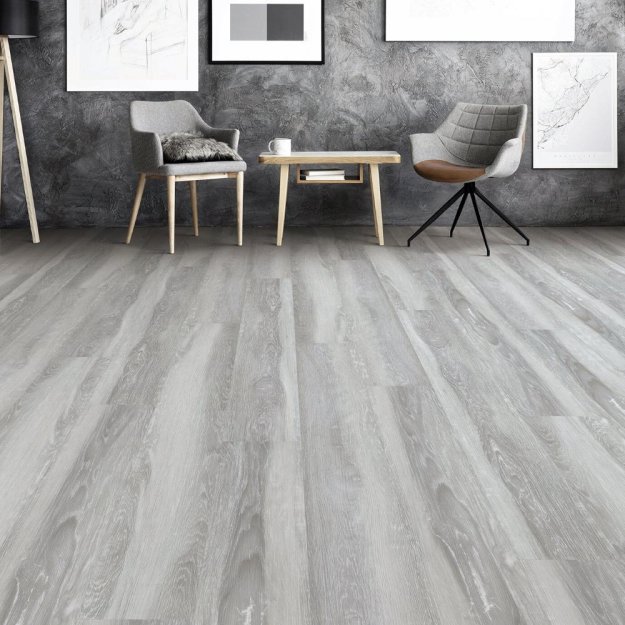 (image for) Next Floor Expanse XL 9" x 60" Luxury Vinyl Plank - Silver Smoked Oak 527 711