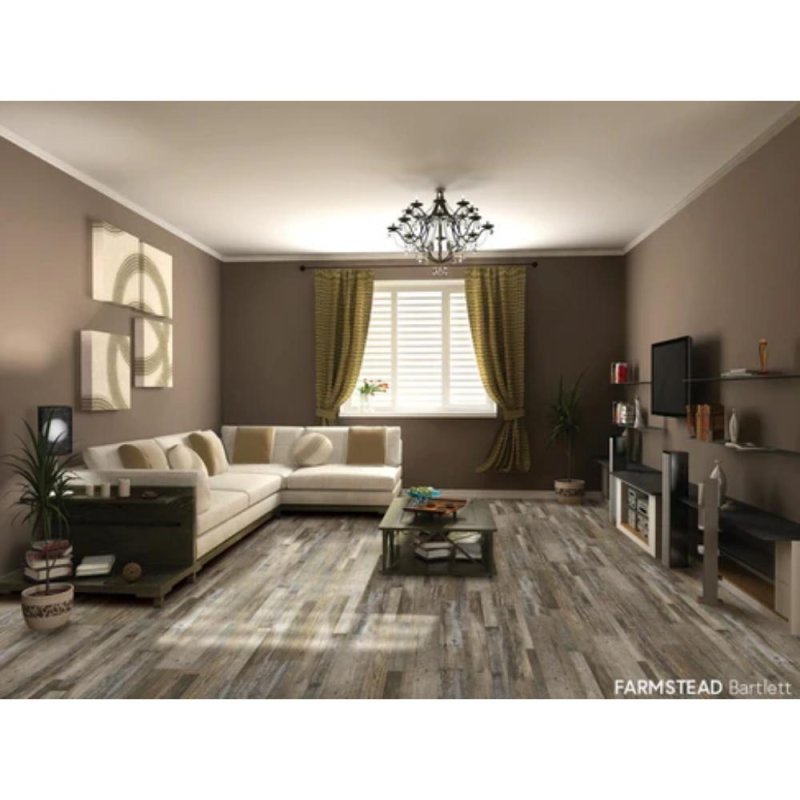 (image for) Chesapeake Farmstead SPC 7" x 48" Luxury Vinyl Plank - Bartlett GEM25102RC5G