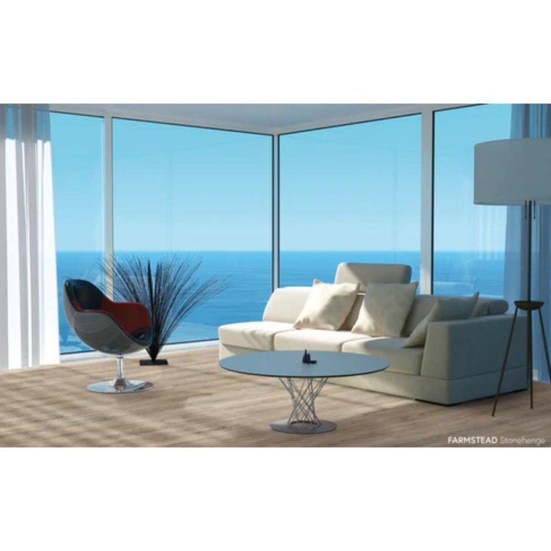 (image for) Chesapeake Farmstead SPC 7" x 48" Luxury Vinyl Plank - Stonehenge GEM11104RC5G