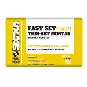 SGM FSTS1 Polymer Modified Fast Set Thin-Set Mortar 25 Lbs. - Gray