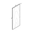 (image for) Brae 48" x 96" Finished Back Panel - BRA-FBP4896