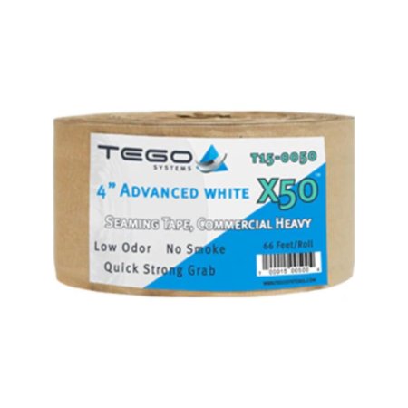 (image for) Tego 4" Advance White X-50 Seam Tape