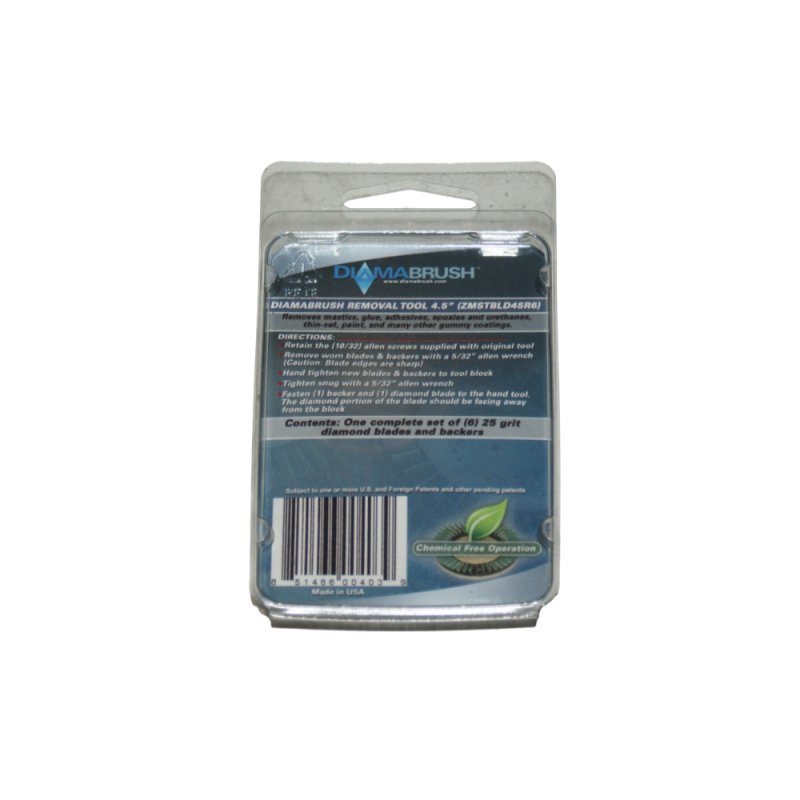 (image for) DIAMABRUSH FH-ZMSTBLD45R6 4.5" Concrete Prep Hand Tool Replacement Blades