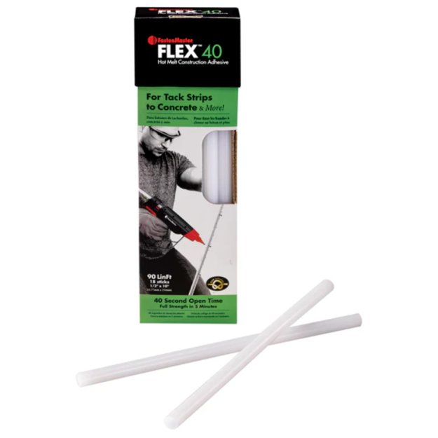 (image for) FASTENMASTER FLEX 40 Hot Melt Glue Sticks - 18 Sticks