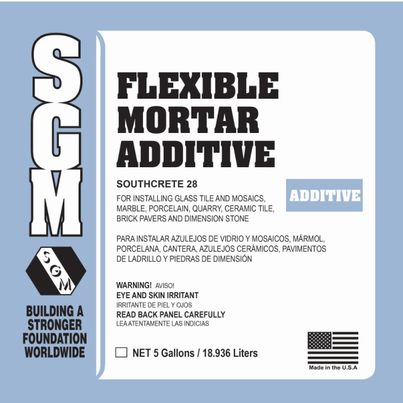 (image for) SGM SC28 Southcrete 28 Flexible Mortar Additive - 5 Gal.