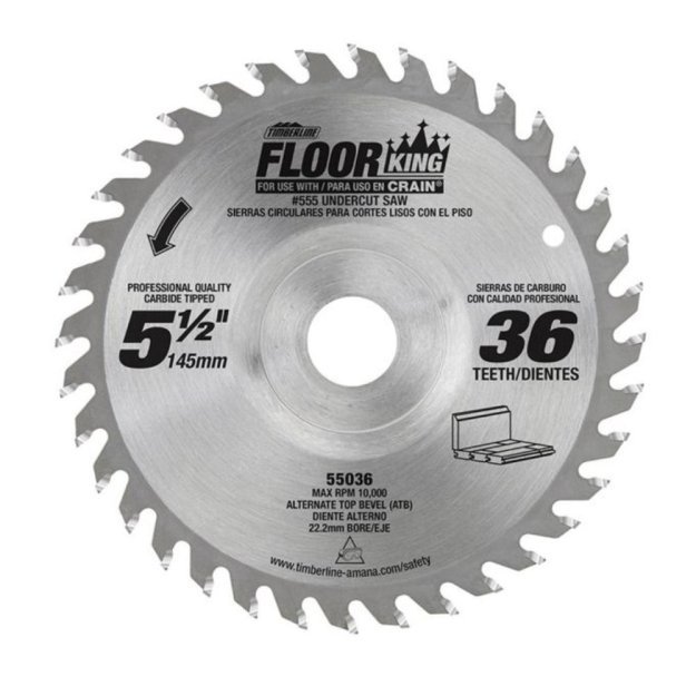 (image for) Floor King 55036 Carbide Tipped Saw Blade (Comparable to Crain 556)