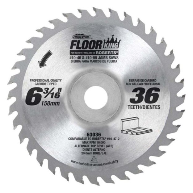 (image for) Floor King 63036 Carbide Tipped Saw Blade (Comparable to Roberts 10-47-2)