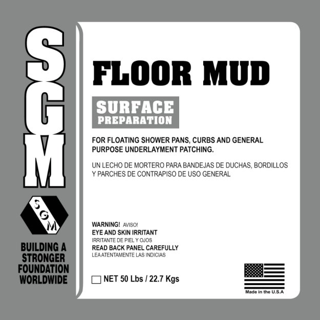 (image for) SGM 833 Floor Mud - 50 Lbs.