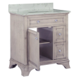 (image for) Wainwright Old Harbor Grey 30" Vanity w/ Top - FLVWR30OHB