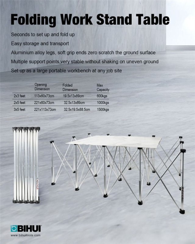 (image for) BIHUI LFFT Folding Portable Workbench Table