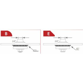 MONTOLIT FPB03 5/8-11 Thread Bevel Wheel - 3 mm Radius