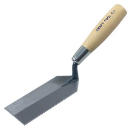 Kraft Tool AR431 5" x 1-1/2" Archaeology Margin Trowel w/Wood Handle