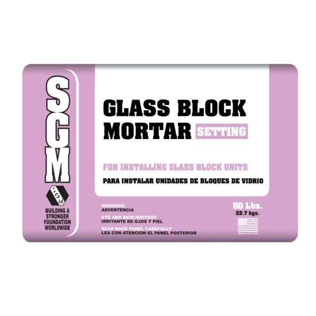 (image for) SGM GBM Glass Block Mortar 50 Lbs. - White