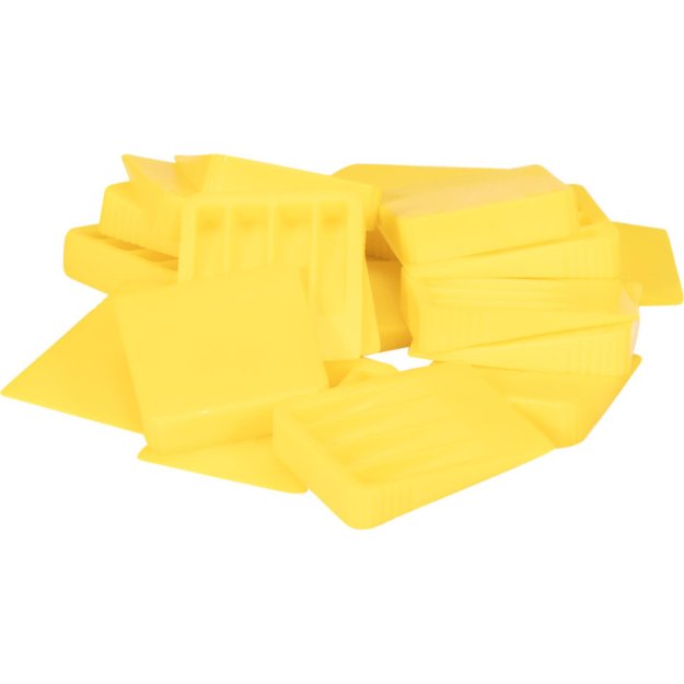 (image for) BARWALT 41022 Precision Tile Yellow Super Wedges - 25 Pieces