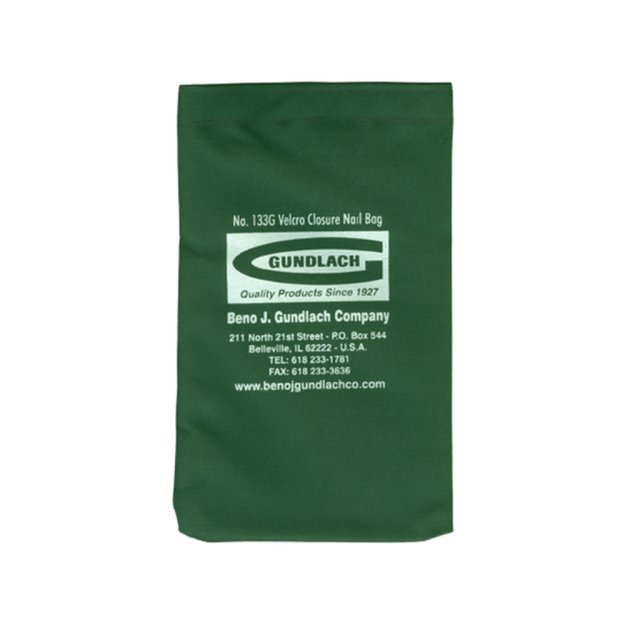 (image for) GUNDLACH 133G Nail Bag w/ Velcro Closure - Green