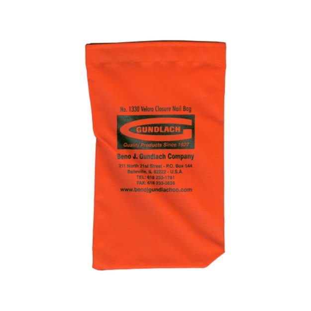 (image for) GUNDLACH 133O Nail Bag w/ Velcro Closure - Orange
