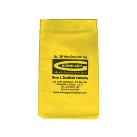 GUNDLACH 133Y Nail Bag w/ Velcro Closure - Yellow