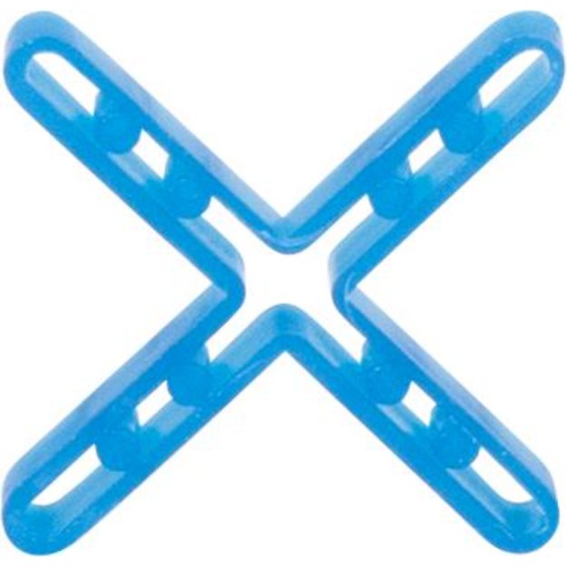 (image for) BARWALT 16020 1/8" Cross Hollow Leave-In Tile Spacers - 500 Pieces