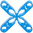 (image for) BARWALT 41054 3/16" Cross Hollow Leave-In Tile Spacers - 500 Pieces