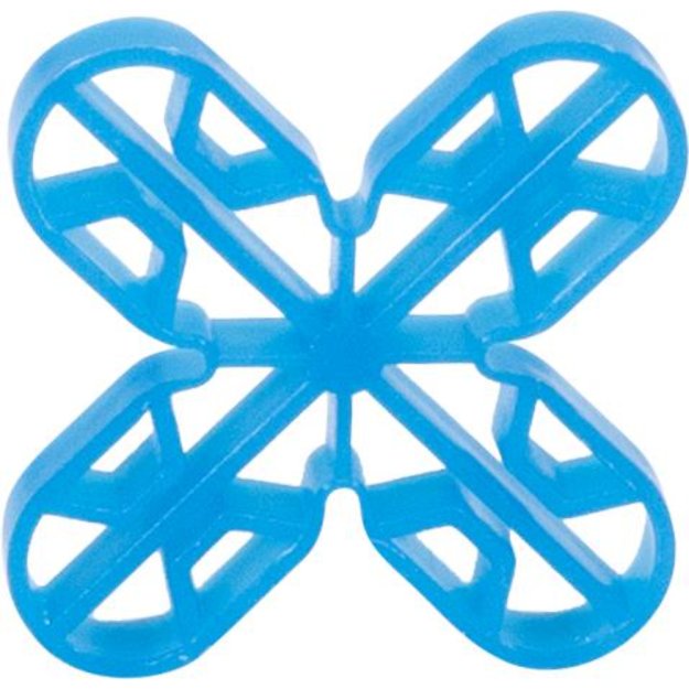 (image for) BARWALT 16050 3/8" Cross Hollow Leave-In Tile Spacers - 500 Pieces