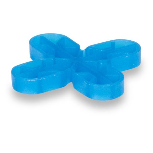 (image for) BARWALT 16050 3/8" Cross Hollow Leave-In Tile Spacers - 500 Pieces
