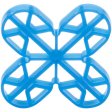 (image for) BARWALT 41060 1/2" Cross Hollow Leave-In Tile Spacers - 500 Pieces