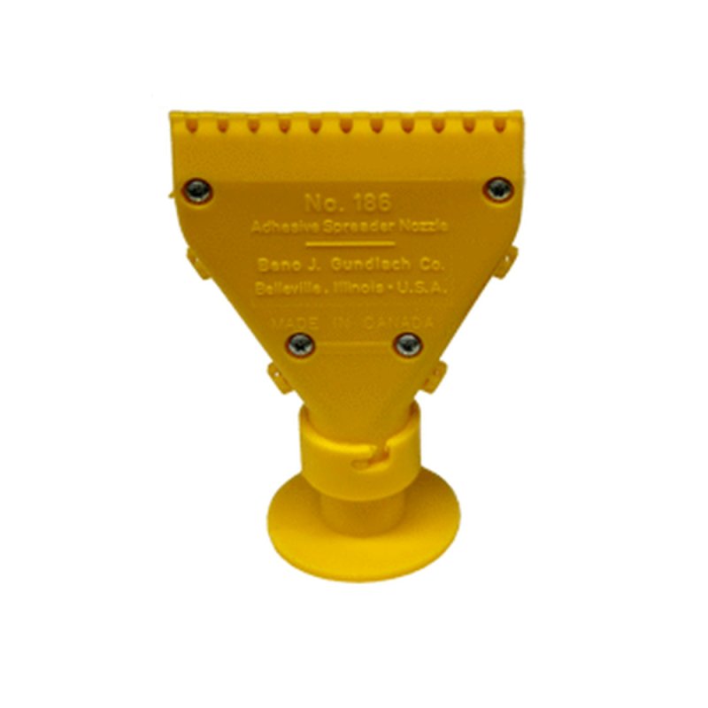 GUNDLACH 186 Cove Base Adhesive Spreader Nozzle - 11 Hole
