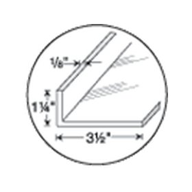 GUNDLACH 20-10 Angle Style Aluminum Straight Edge - 10'