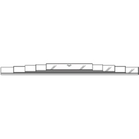 GUNDLACH 20 Angle Style Aluminum Straight Edges - 5 Set