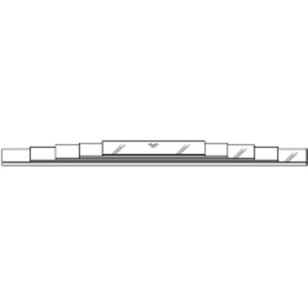(image for) GUNDLACH 20 Angle Style Aluminum Straight Edges - 5 Set