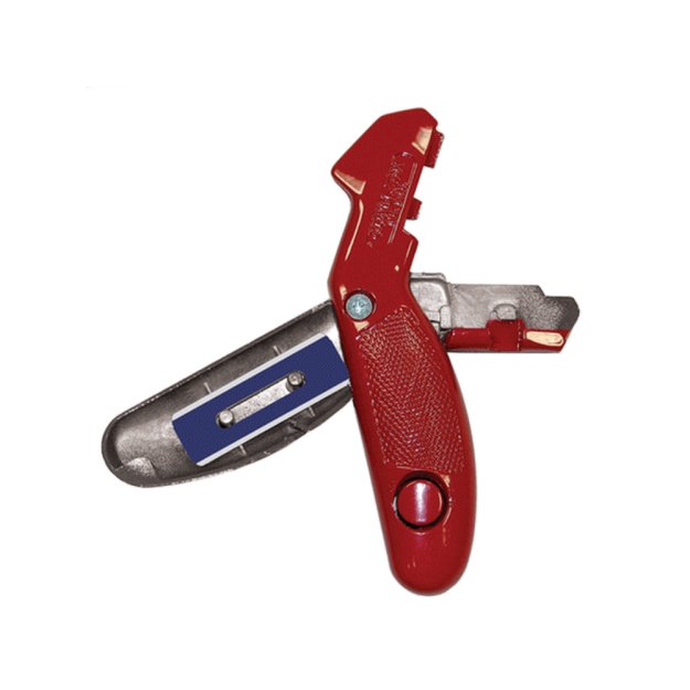 (image for) GUNDLACH 230 Push-Button Slotted Razor Blade Carpet Knife