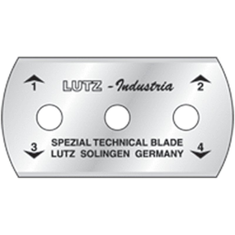 GUNDLACH 295-C Uni-Cutter 3-Hole Razor Blades - 100 Pack