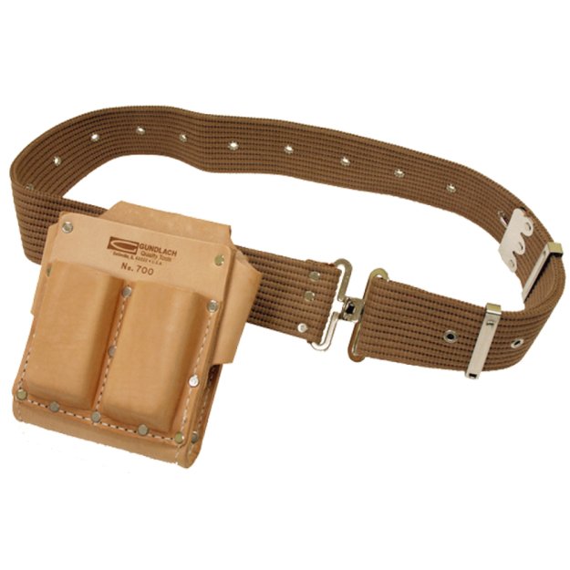 (image for) GUNDLACH 2WB-MB 2" Cotton Web Tool Belt w/ Metal Buckle